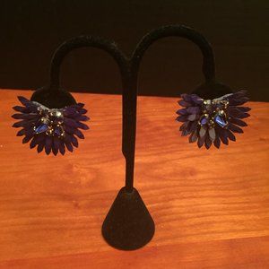 Magnonne Gavigan Navy Ellie Earrings with Stones